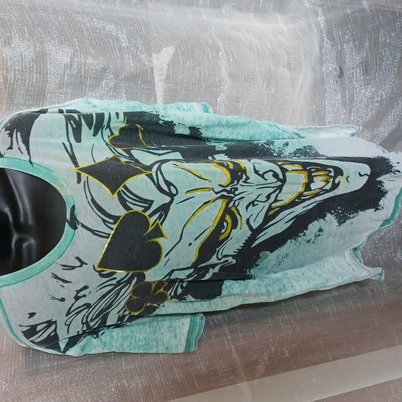 DC Comics The Joker green graphic women’s shirt 2X - Picture 2 of 4